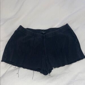 Brandy Melville Black Waffle Shorts